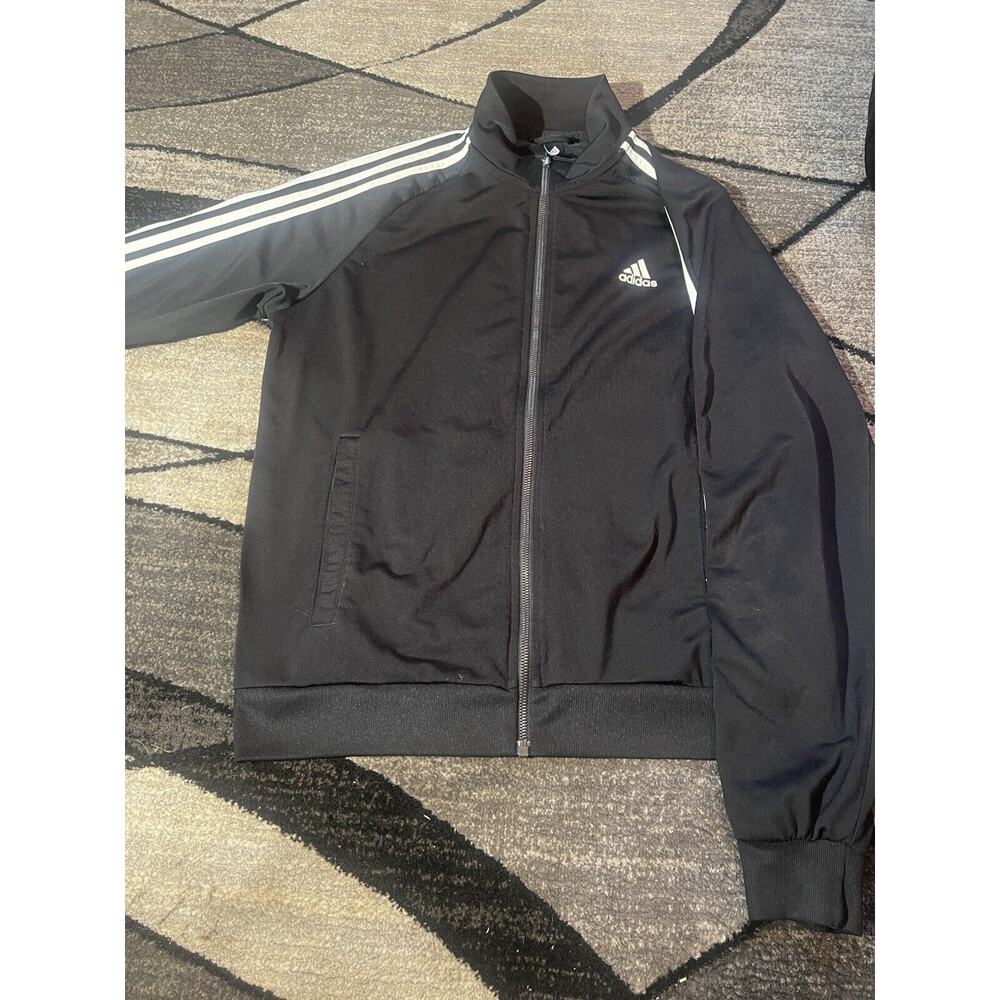 Adidas Men Essentials Warm-Up 3-Stripes Track Jacket SIZE M